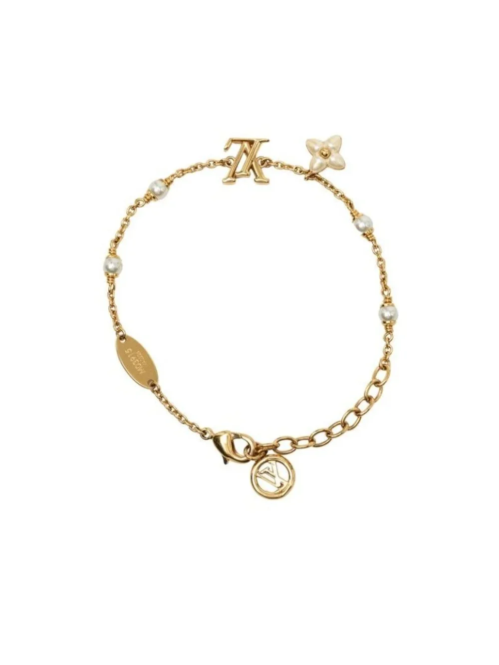 Louis Vuitton Bracelet LV Floragram XS Gold Plating